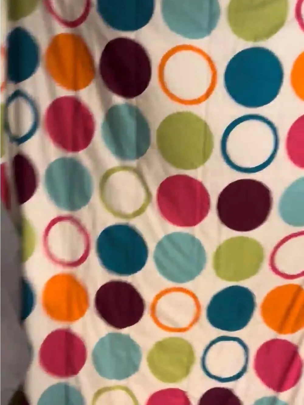 Xhilaration White Polka Dot Comforter with Multi Color Circle. Set of 2 $10 each